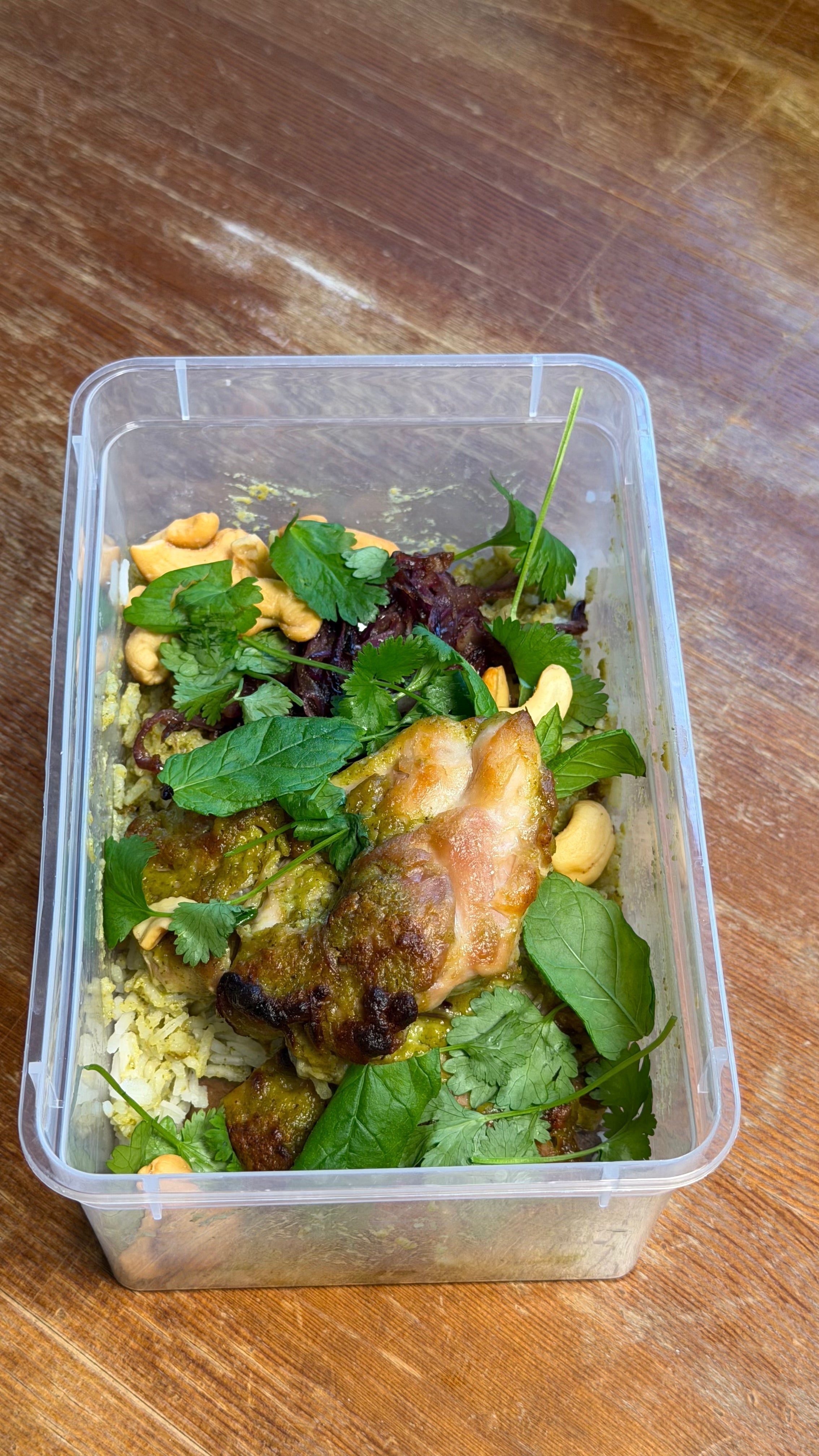 Green cashew chicken